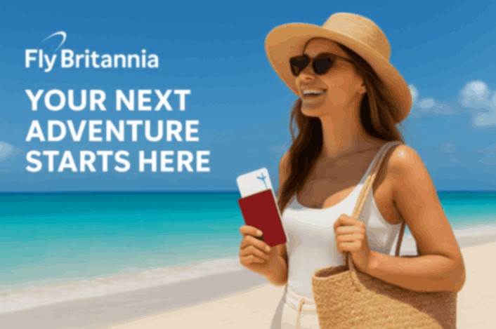 Cheap flight tickets and holiday packages with Fly Britannia travel agency