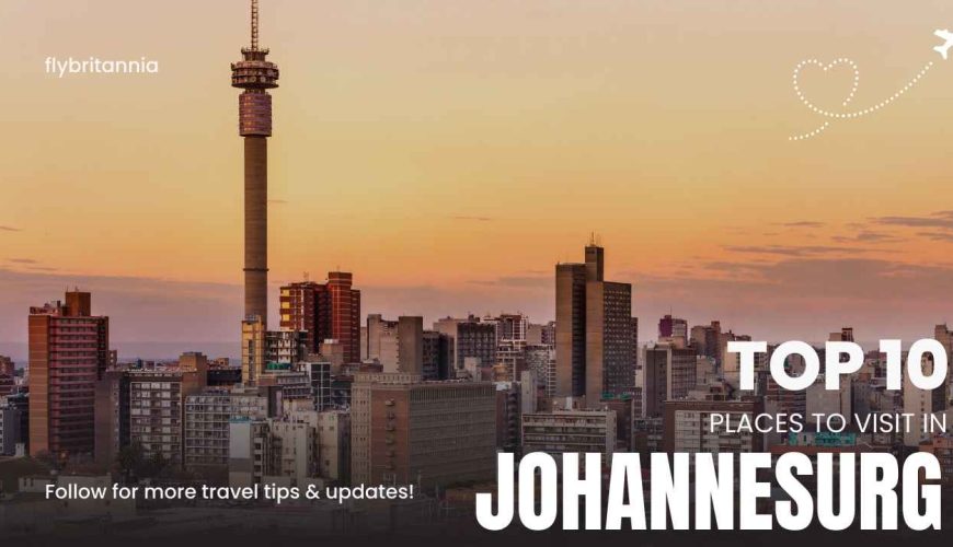 Cheap flights to Johannesburg South Africa – skyline view