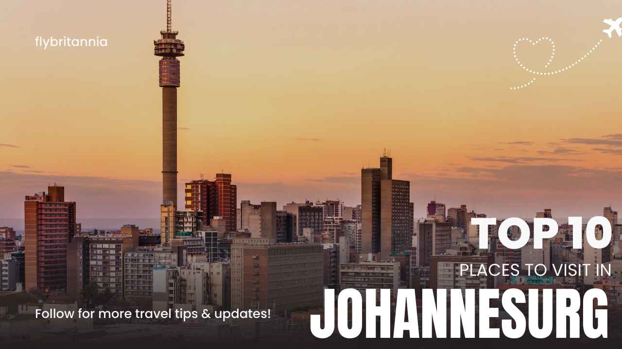 Cheap flights to Johannesburg South Africa – skyline view